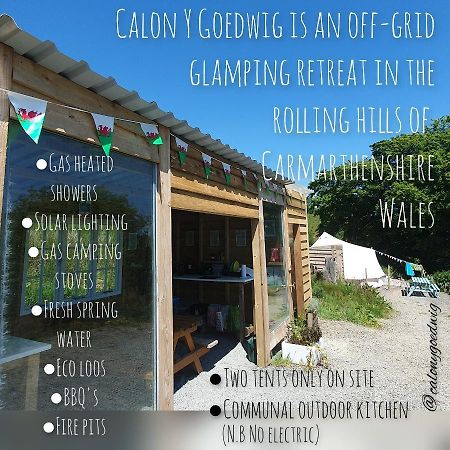 Hotel Calon Y Goedwig Glamping à Llandovery Extérieur photo