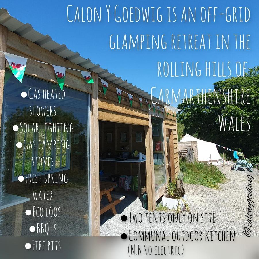 Hotel Calon Y Goedwig Glamping à Llandovery Extérieur photo